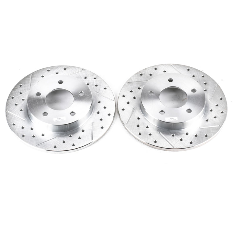 Power Stop 00-05 Buick LeSabre Rear Evolution Drilled & Slotted Rotors - Pair PowerStop