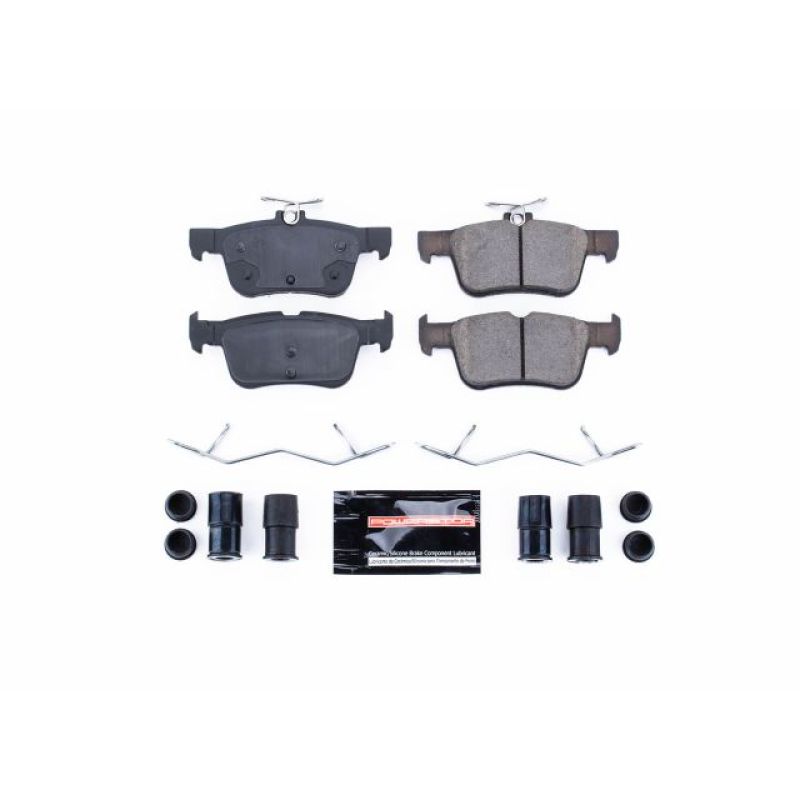 Power Stop 17-18 Ford Edge Rear Z23 Evolution Sport Brake Pads w/Hardware PowerStop