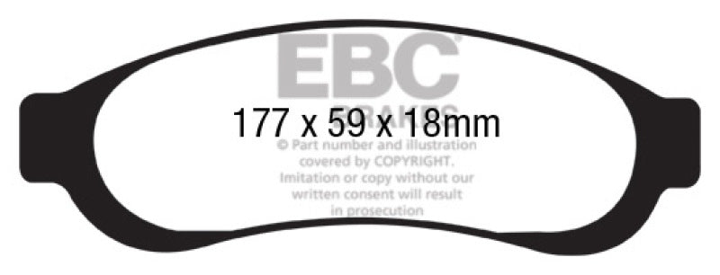 EBC Ultimax2 Rear Brake Pads - UD1067 EBC
