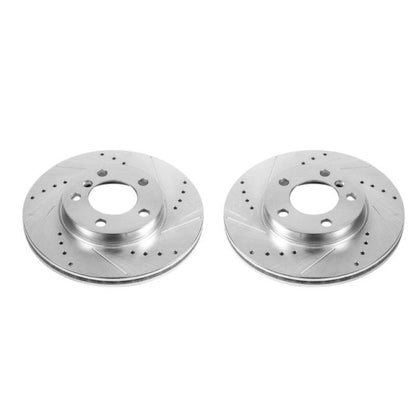 Power Stop 11-16 Mini Cooper Countryman Front Evolution Drilled & Slotted Rotors - Pair PowerStop