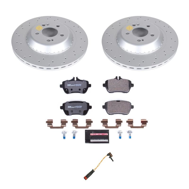 Power Stop 2018 Mercedes-Benz S450 Rear Euro-Stop Brake Kit PowerStop