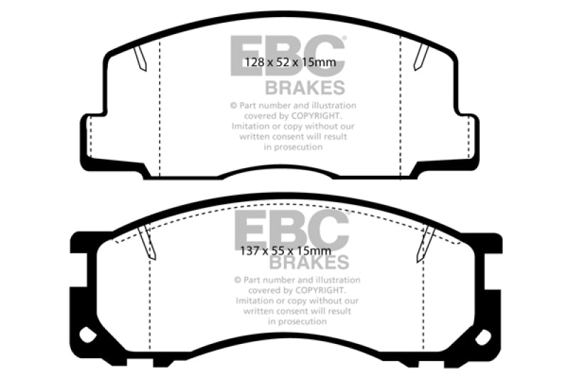 EBC Ultimax2 Front Brake Pads - UD500 EBC