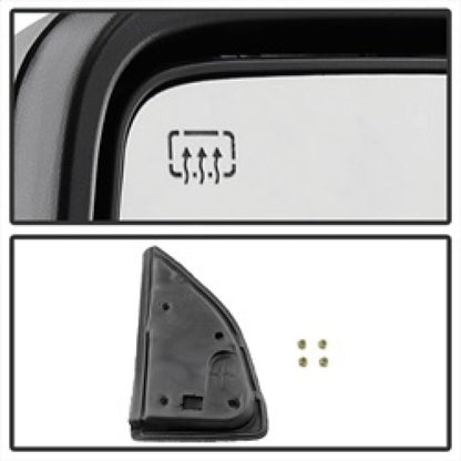 Xtune Ford Superduty 08-15 L&R Extendable Power Heated Adjust Mirror Amber MIR-FDSD08S-PW-AM-SET SPYDER