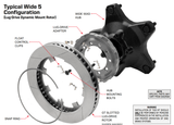 Wilwood 7.18in Dia Snap Ring Rotor Adapter