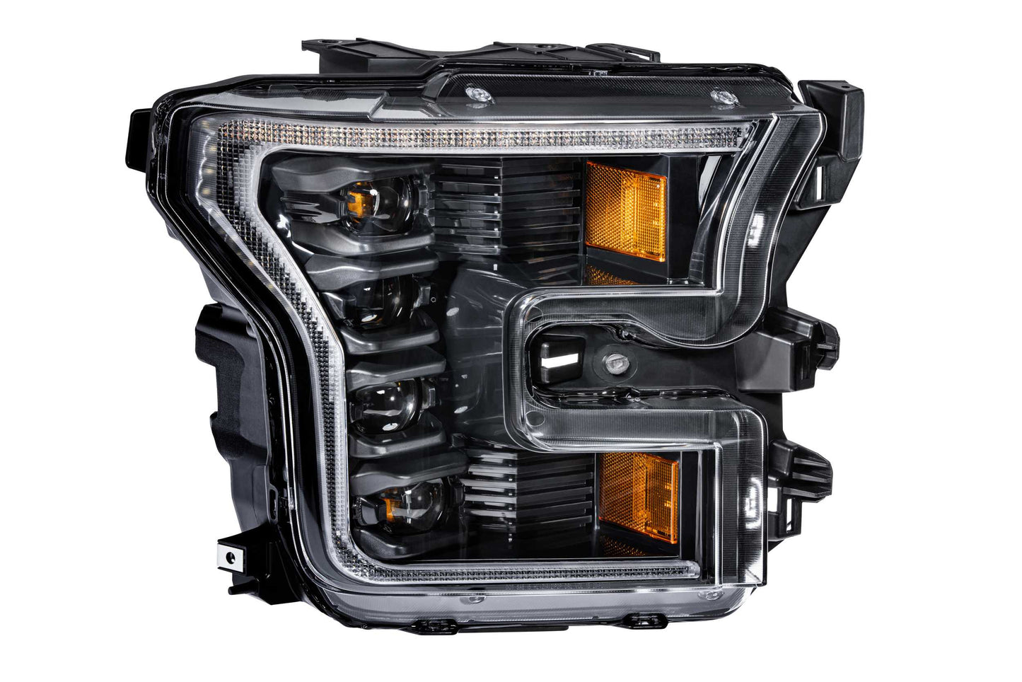 Morimoto XB LED Headlights Amber DRL – 2015–2017 Ford F-150 / 2016–2021 Raptor (LF502-A.2-ASM)