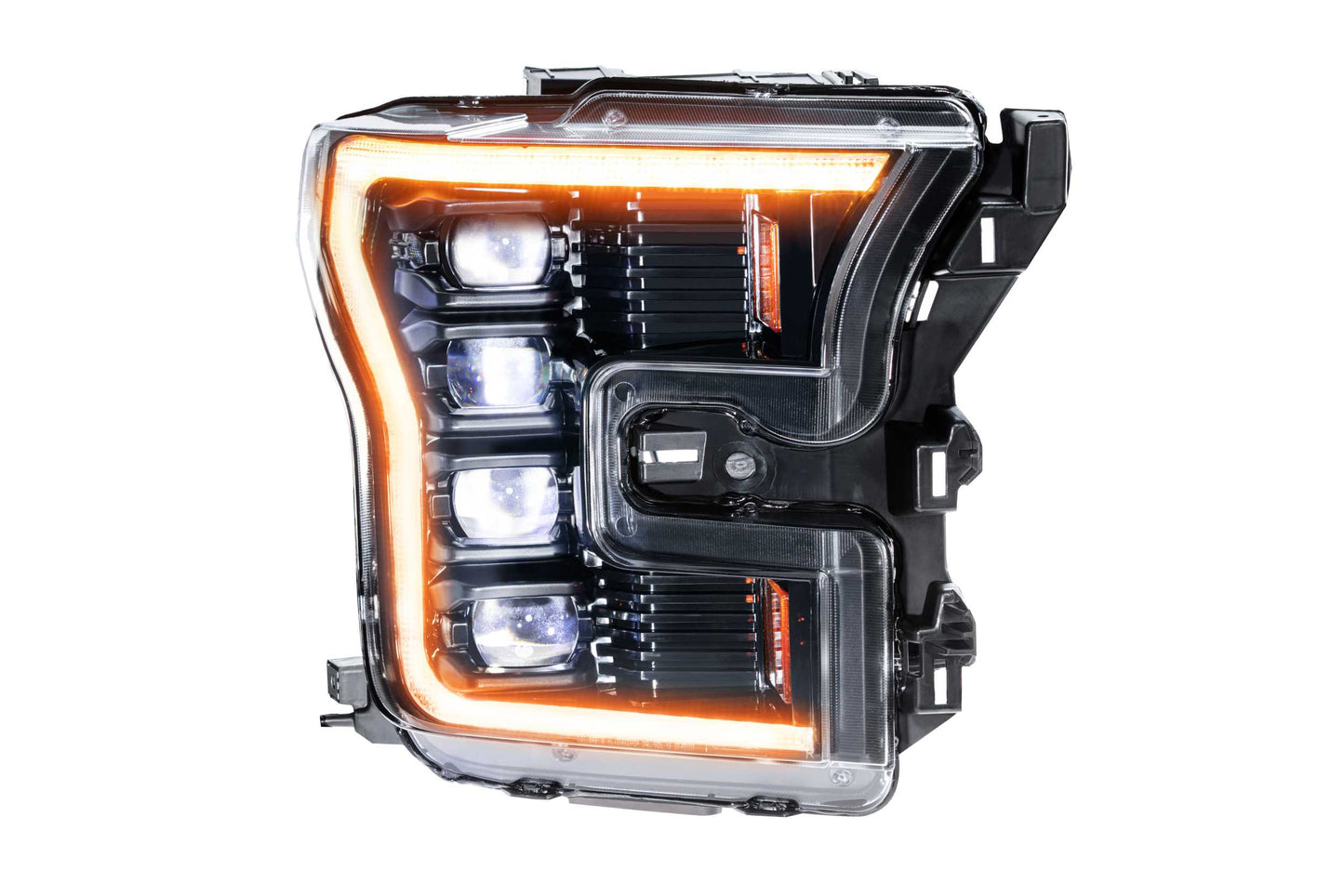 Morimoto XB LED Headlights Amber DRL – 2015–2017 Ford F-150 / 2016–2021 Raptor (LF502-A.2-ASM)