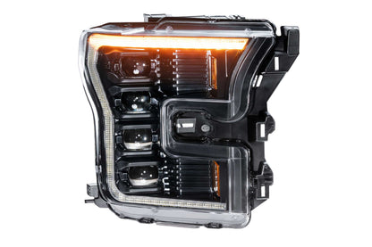 Morimoto XB LED Headlights Amber DRL – 2015–2017 Ford F-150 / 2016–2021 Raptor (LF502-A.2-ASM)