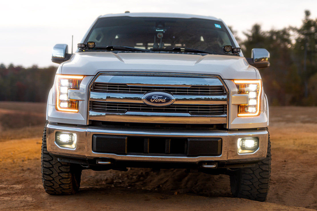 Morimoto XB LED Headlights Amber DRL – 2015–2017 Ford F-150 / 2016–2021 Raptor (LF502-A.2-ASM)