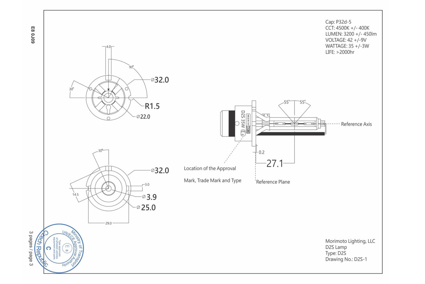 D4S: XB 6000K HID Bulbs (Pair)