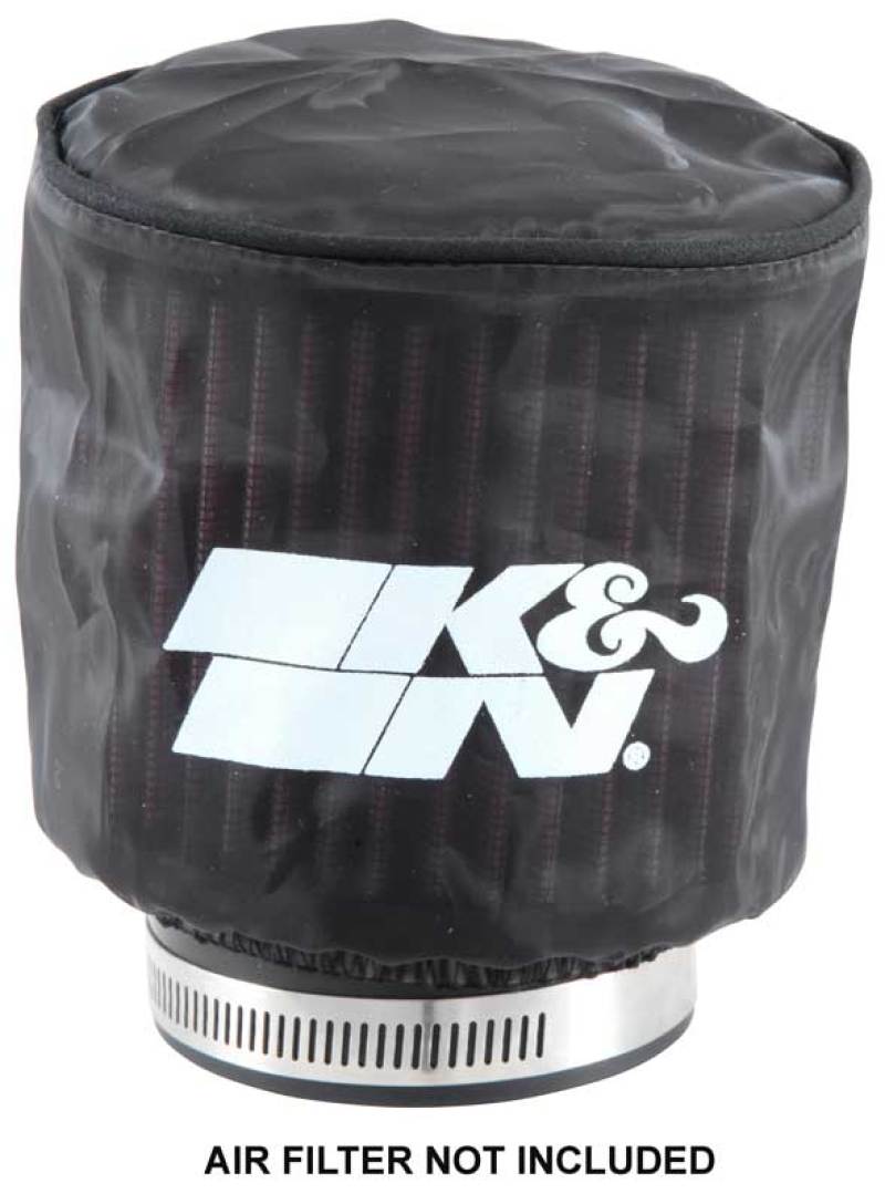 K&N Black DryCharger Round Straight Air Filter Wrap 4.5in ID x 4in H K&N Engineering