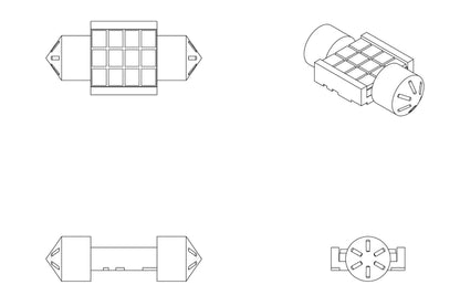 Festoon: XB LED 2.0 (44mm)