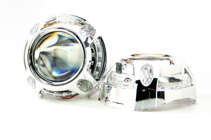 Panamera 1.0 Projector Shroud (White/Amber LED Switchback)