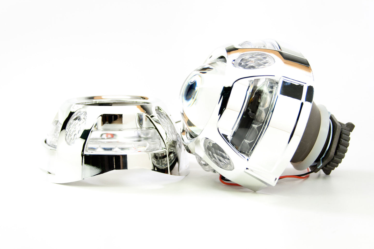 Panamera 1.0 Projector Shroud (White/Amber LED Switchback)