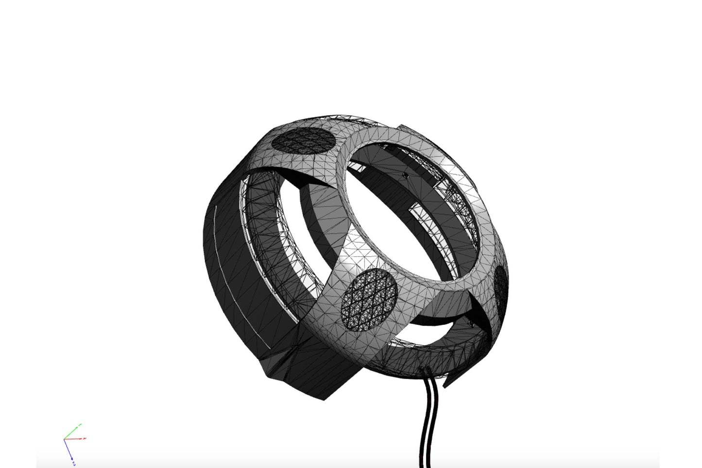 Panamera 1.0 Projector Shroud (White/Amber LED Switchback)