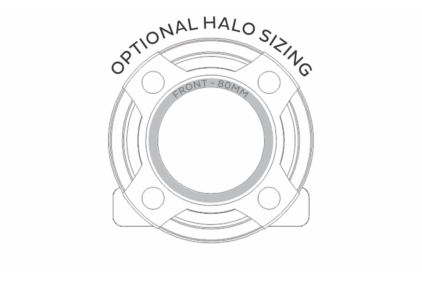 Panamera 1.0 Projector Shroud (White/Amber LED Switchback)