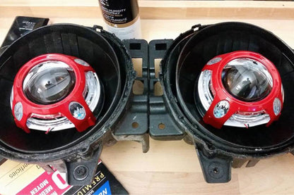 Panamera 1.0 Projector Shroud (White/Amber LED Switchback)