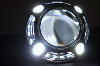 Panamera 1.0 Projector Shroud (White/Amber LED Switchback)