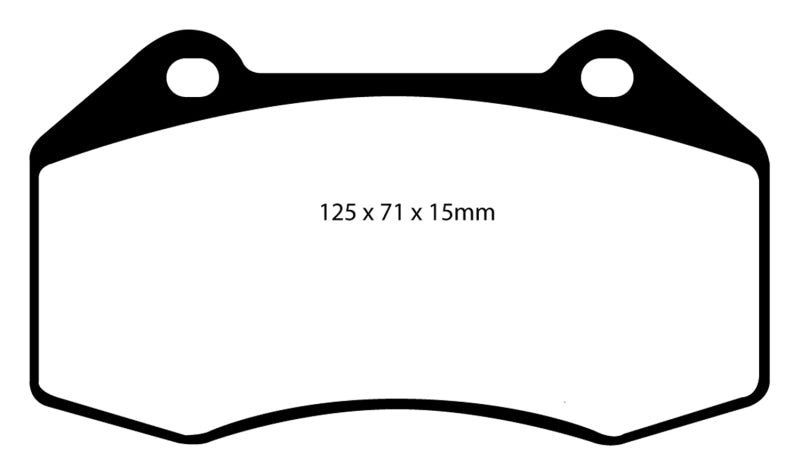 EBC YellowStuff Front Brake Pads - DP41539R EBC