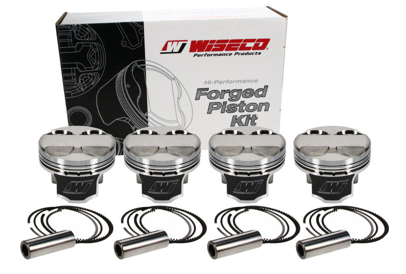 Wiseco Honda F20C/F22C S2000 +7cc Dome 11:1 CR Piston Kit - Set of 4