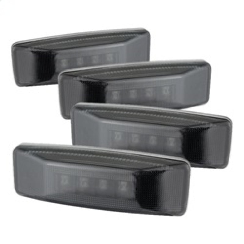 Xtune Dodge Ram 94-02 Dually 2 Red LED+2 Amber LED Fender Lights 4pcs Smoke ACC-LED-DR94-FE-SM SPYDER