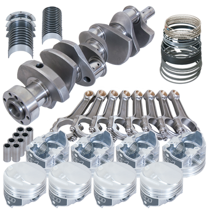 Eagle Chevy 454 1Pc 4.000in Crank 6.135in I-Beam Rods 12cc Dome 4.320in Pistons Rotating Assembly