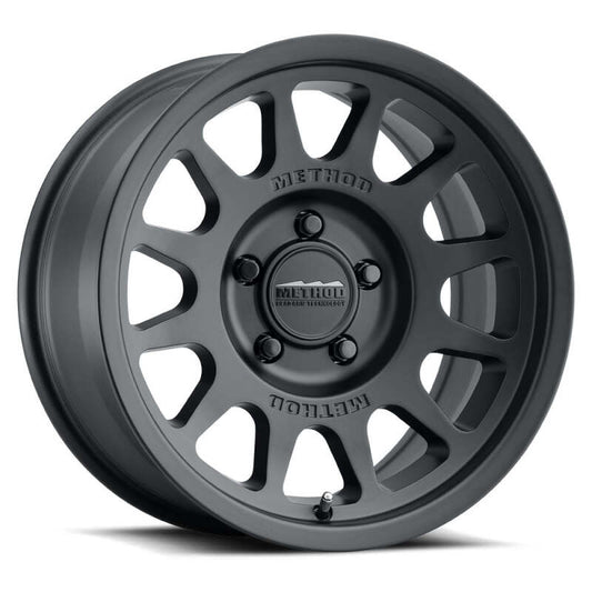 Method MR703 17x9 / -12mm Offset / 108mm Bore / 5x5.5 BP / 4.8in BS - Matte Black Wheel Method Wheels