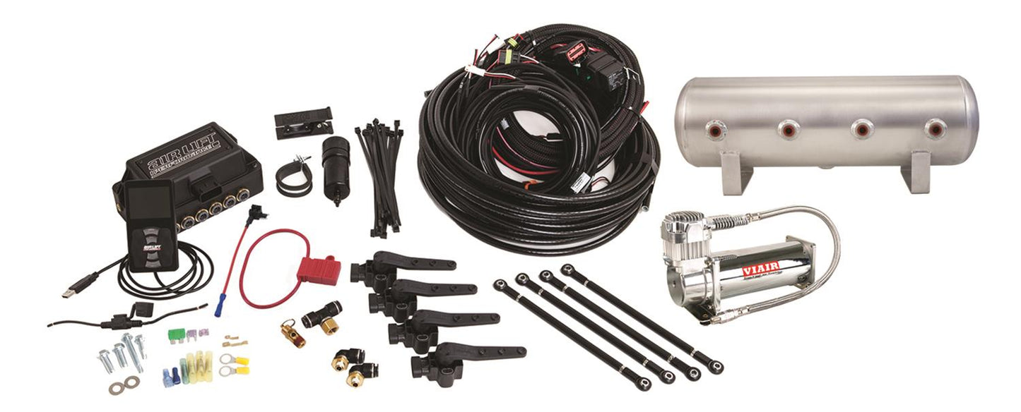 Air Lift 3H Air Management – 1/4in FNPT – 2.5 Gallon Tank – VIAIR 444C – 27691