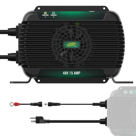 Battery Tender Power Plus 48V 15 AMP Battery Charger and Maintainer 022-2014-DL-WH