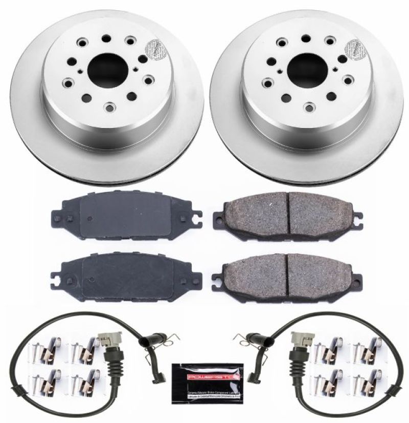 Power Stop 95-00 Lexus LS400 Rear Z17 Evolution Geomet Coated Brake Kit PowerStop