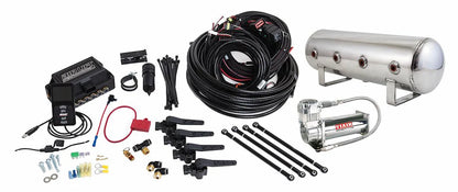 Air Lift 3H Air Management – 3/8in FNPT – 2.5 Gallon Polished Tank – VIAIR 444C – 27796