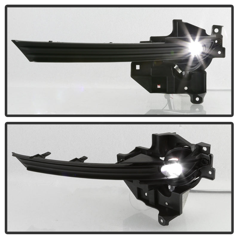 Spyder 17-18 Mazda CX-5 OEM Style Full LED Fog Light w/Switch - Clear (FL-MCX52017-LED-C) SPYDER
