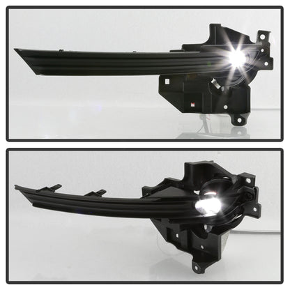 Spyder 17-18 Mazda CX-5 OEM Style Full LED Fog Light w/Switch - Clear (FL-MCX52017-LED-C) SPYDER
