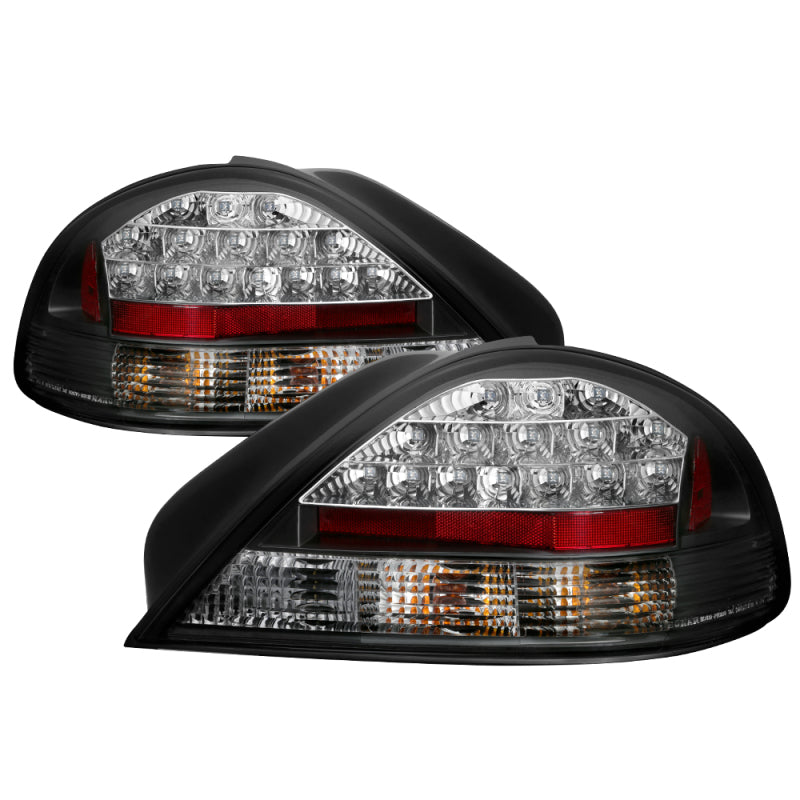 Spyder Pontiac Grand AM 99-05 LED Tail Lights Black ALT-YD-PGAM99-LED-BK SPYDER