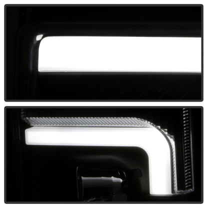 Spyder 17-18 Ford F250/F350/F450 Halogen Model Only -White Light Bar- Black- PRO-YD-FS17HALSI-BK SPYDER