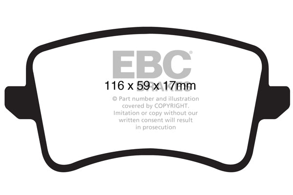 EBC RedStuff Rear Brake Pads - DP31988C