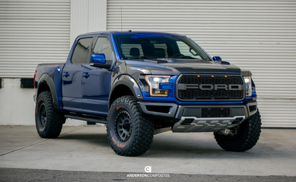 Anderson Composites 2017-2020 Ford Raptor Type-OE Carbon Fiber Hood Vent (Louver) - AC-HDS17FDRA-OE