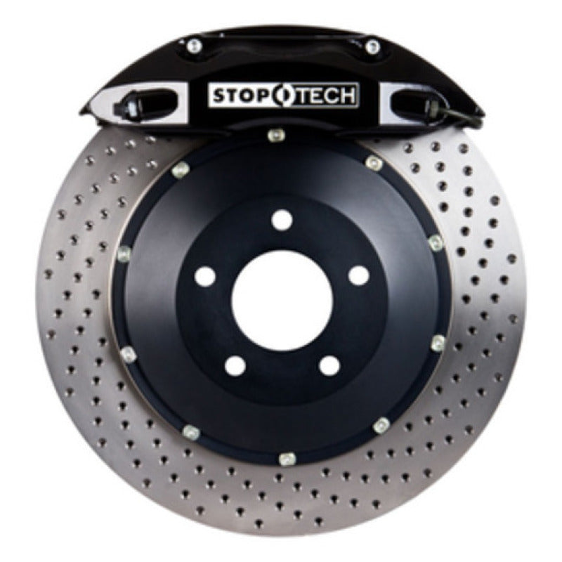 StopTech 11 BMW 1M w/ Black ST-40 Calipers 355x32mm Drilled Rotors Rear Big Brake Kit Stoptech