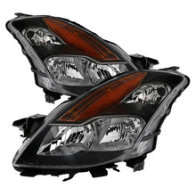 Load image into Gallery viewer, Xtune Nissan Altima Coupe 08-09 Halogen Only OEM Headlights Black HD-JH-NA08-2D-BK SPYDER