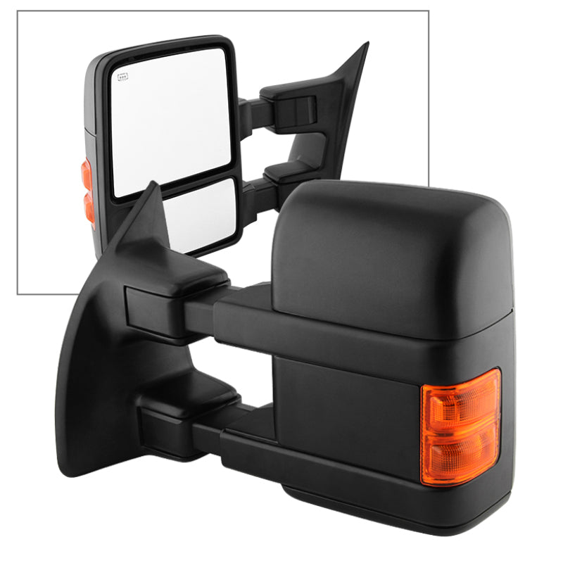 Xtune Ford Superduty 08-14 Manual Extendable Power Heated Adjust Mirror Left MIR-FDSD08S-PW-AM-L SPYDER