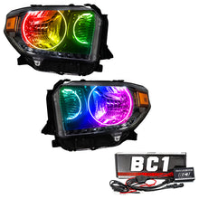 Load image into Gallery viewer, Oracle 14-17 Toyota Tundra SMD HL - Dual Halo Kit - ColorSHIFT w/ BC1 Controller SEE WARRANTY