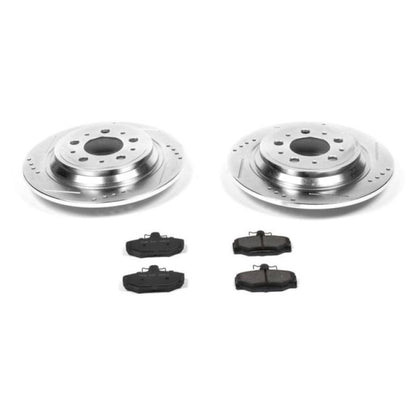 Power Stop 99-00 Volvo S70 Rear Z23 Evolution Sport Brake Kit PowerStop