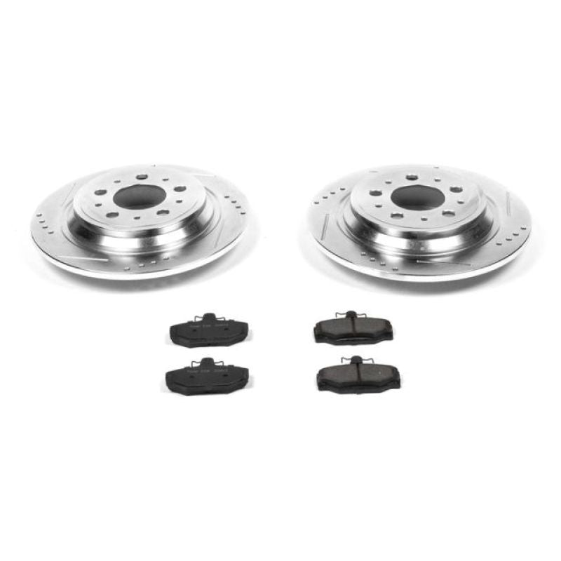 Power Stop 99-00 Volvo S70 Rear Z23 Evolution Sport Brake Kit