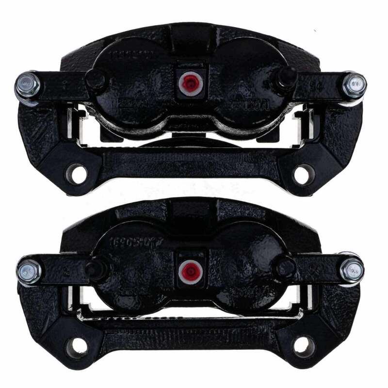 Power Stop 10-21 Ford Expedition Front Black Caliper - Pair w/Bracket PowerStop