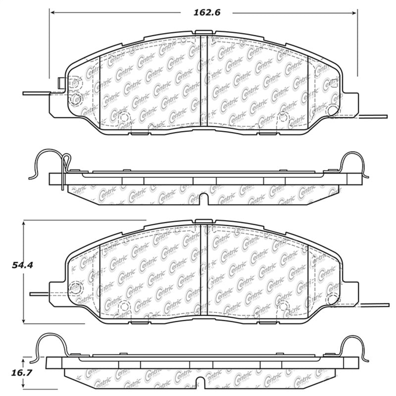 StopTech Premium Ceramic Brake Pads - 308.14630 Stoptech