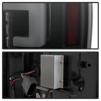 Spyder 17-18 Ford F-250 Super Duty (Excl LED Models) LED Tail Lights - Blk Smk (ALT-YD-FS17-LED-BSM) SPYDER