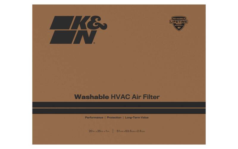 K&N HVAC Filter 20 X 25 X 1 Merv 8