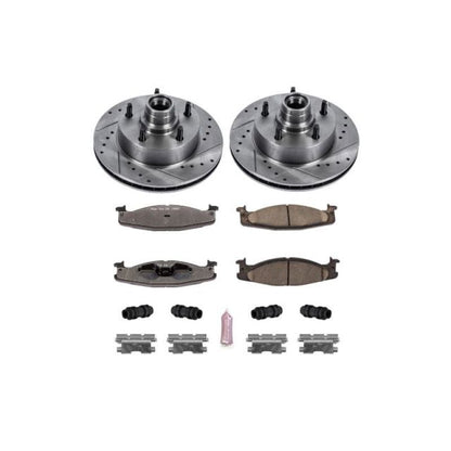 Power Stop 94-01 Ford E-150 Front Z36 Truck & Tow Brake Kit PowerStop