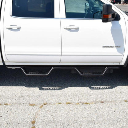 Westin 04-13 Chevrolet Silverado Outlaw Drop Nerf Step Bar - Textured Black