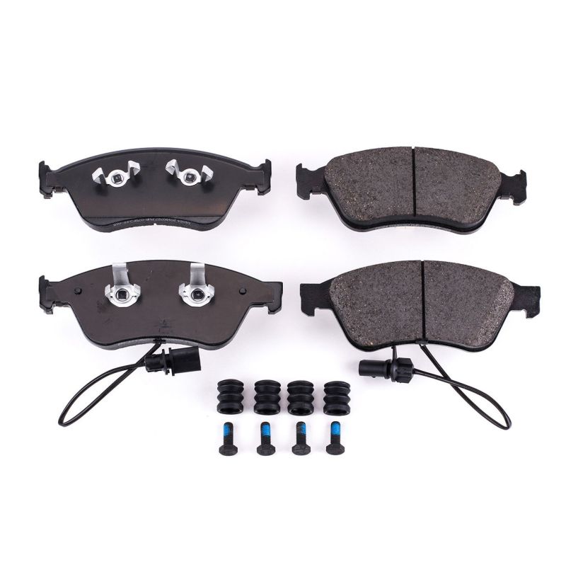 Power Stop 09-11 Audi A6 Quattro Front Z17 Evolution Ceramic Brake Pads w/Hardware PowerStop