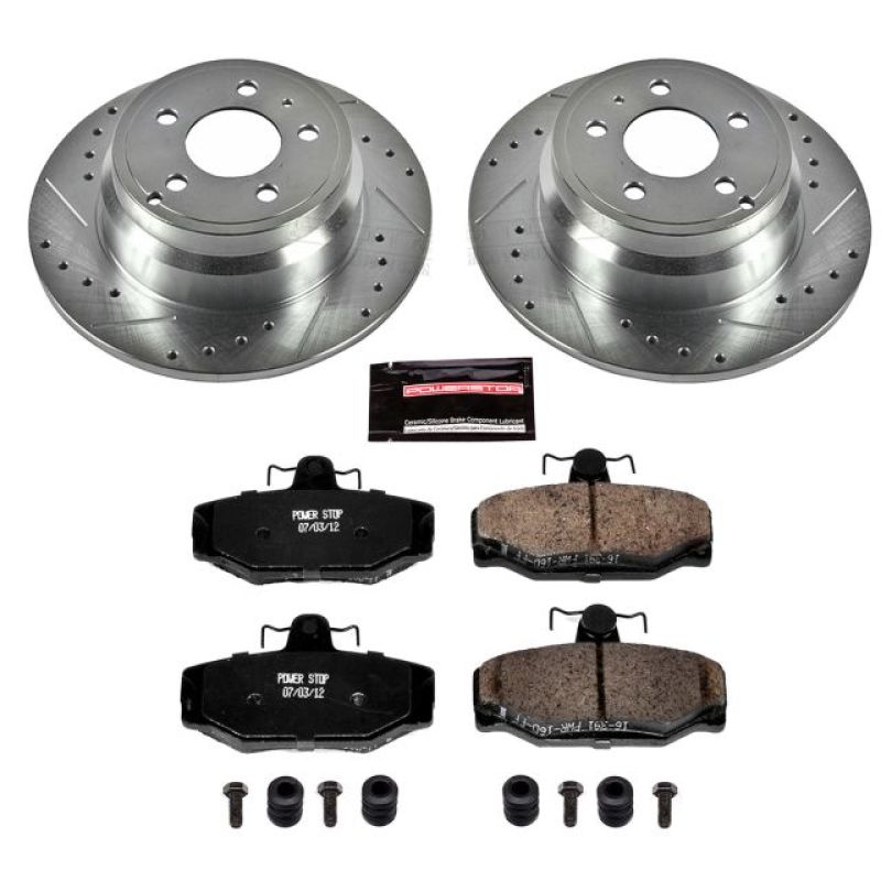 Power Stop 1997 Volvo 850 Rear Z23 Evolution Sport Brake Kit